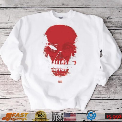 Men’s The Walking Dead Skull Short Sleeve T-Shirt – Adult Sizes