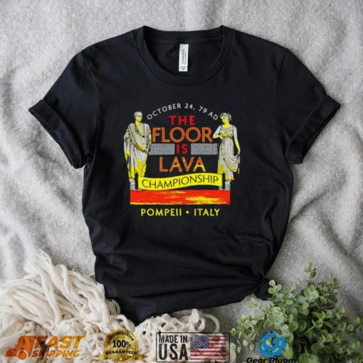 Men’s The Floor is Lava Championship T-Shirt – Fun Graphic Tee for Gamers | Gamer Tee Shirt
