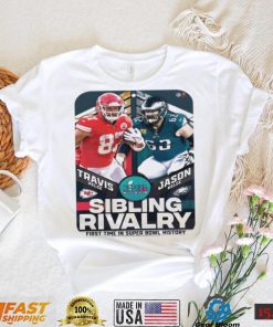 Travis Kelce Vs Jason Kelce Sibling Rivalry Shirt