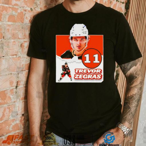 2023 Trevor Zegras Anaheim Ducks T-Shirt – Show Your Support!