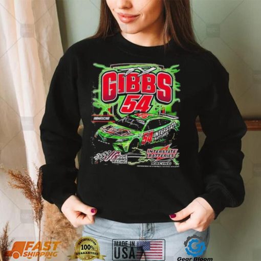 Ty Gibbs Joe Gibbs Racing Team Collection Interstate Batteries Car T Shirt