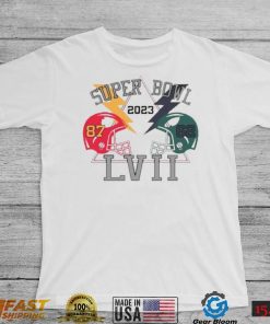 Super Bowl 2023 Travis Kelce 87 & Jason Kelce 62 LVII Shirt