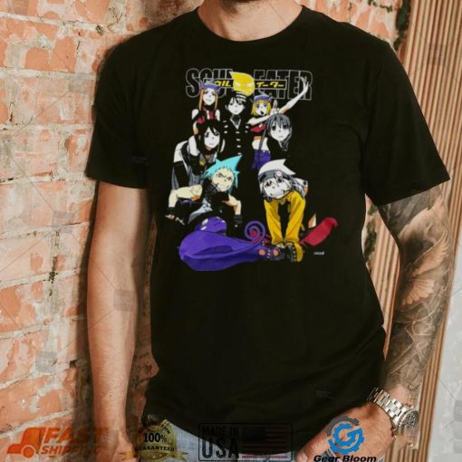 Vintage Adventure Manga Soul Eater Characters Cool Design shirt