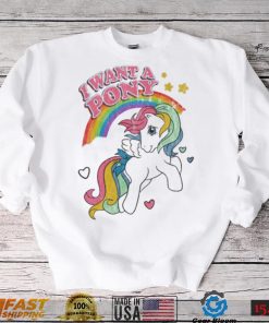 Vintage I Want A Pony My Little Pony Shirt