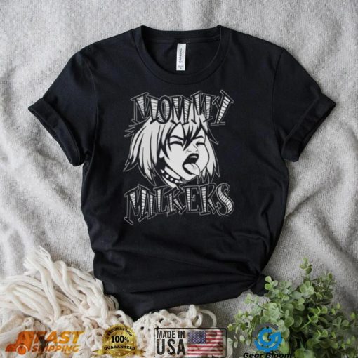 White Mommy Milkers Design T-Shirt – Perfect for Moms!