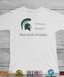 MSU Spartans Brian Arielle Alexandria T-Shirt – Show Your Spartan Pride!