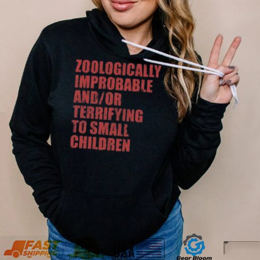 Zoologically Improbable & Terrifying Kids T-Shirt – Perfect for Animal Lovers!