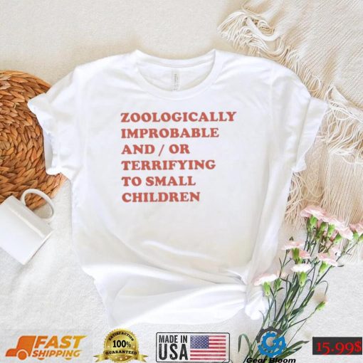 Kids’ Shirt with Zooologically Improbable and Terrifying Creatures Design