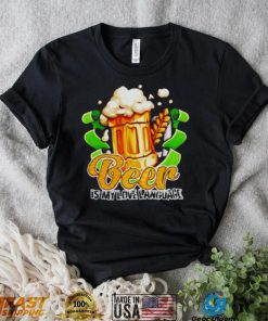 beer is my love language shirt