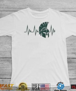 Spartan Strong Heartbeat Pulse End Gun Violence T-Shirt – Show Your Support!