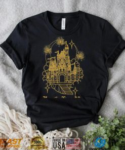 official happily ever after golden castle tattoo shirt black
