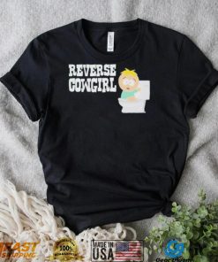 official reverse cowgirl shirt black