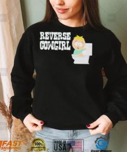 official reverse cowgirl shirt black