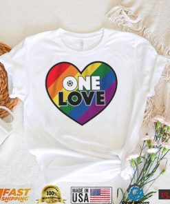 One Love heart LGBT shirt