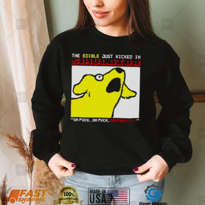 ⁄ The edible just kicked in oh fuck hoodie shirt