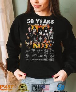 50 Years 1973 2023 Kiss Signatures Shirt