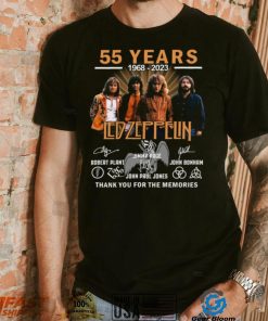 55 Years 1968 2023 Led Zeppelin Signatures Shirt