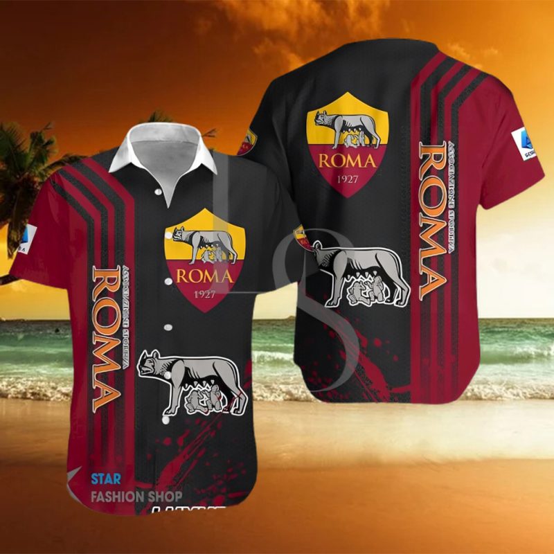 AS Roma Seria A Hawaiian Shirt