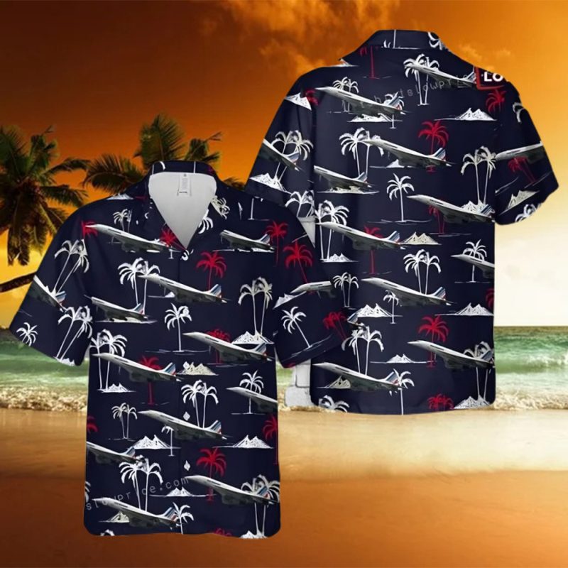 Air France Concorde Hawaiian Shirt For Men And Women