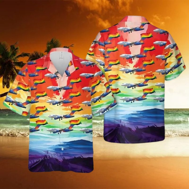 Allegiant Airlines Fly With Pride Cheap Hawaiian Shirt