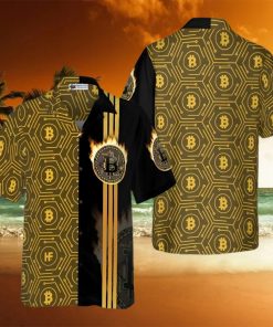 Aloha Bitcoin Flame Hawaiian Shirt