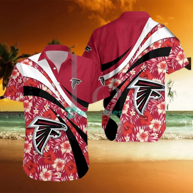 Atlanta Falcons NFL Hibiscus Tropical Flower Hawaiian Shirt