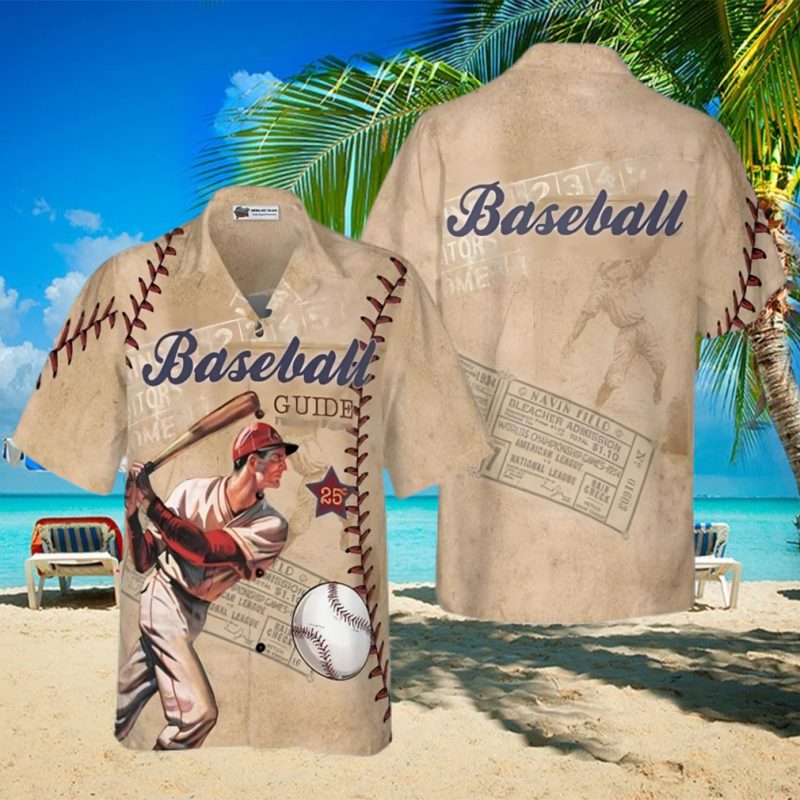 Baseball National League Hawaiian Shirt