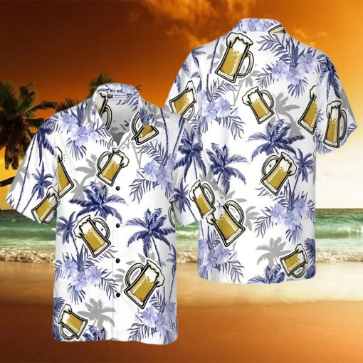 Beer Coconut Tree Hawaiian Shirt