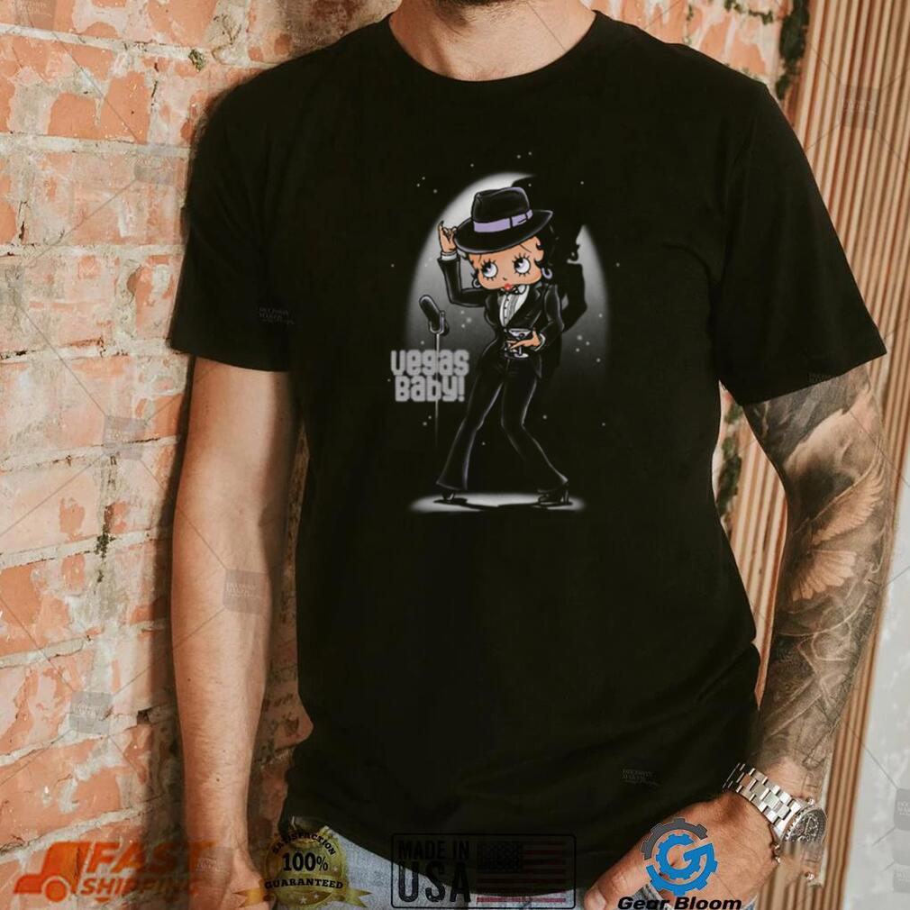 Betty Boop Vegas Baby Youth Long Sleeve T Shirt Betty Boop Vegas Baby Youth Long Sleeve T Shirt
