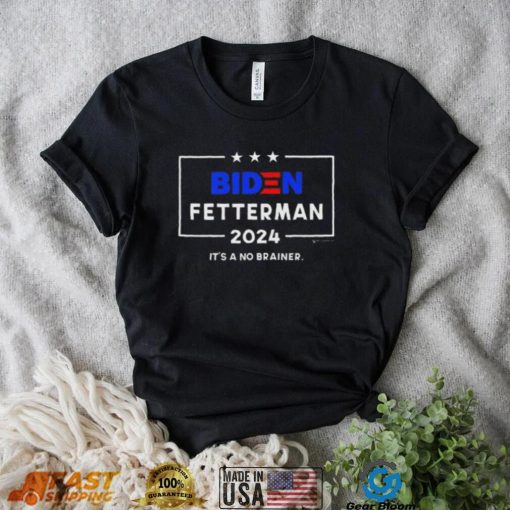 Biden Fetterman 2024 Black shirt