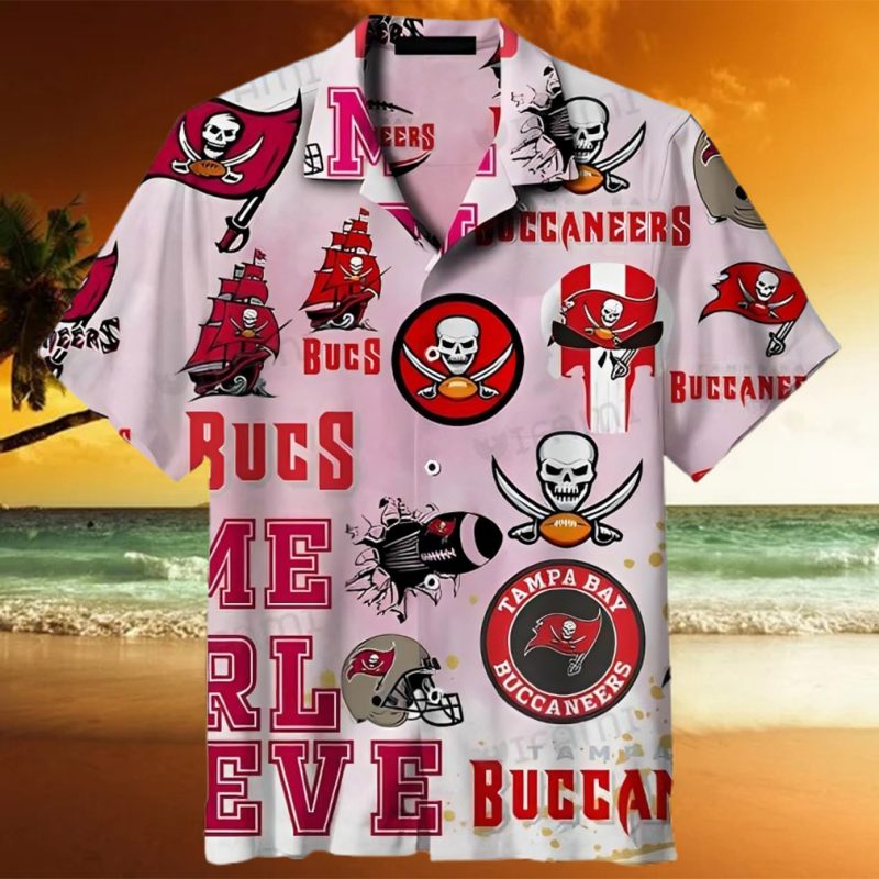 Buccaneers Hawaiian Shirt Punisher Skull Pirate Tampa Bay Buccaneers Gift