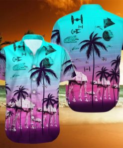 Star Wars Movie Lover Star Wars Light Blue Hawaiian Shirt