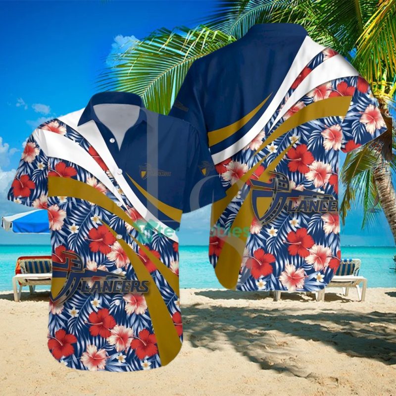 California Baptist Lancers NCAA Hibiscus Tropical Flower Hawaiian Shirt