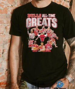 Chicago Bulls all time greats legends signatures shirt