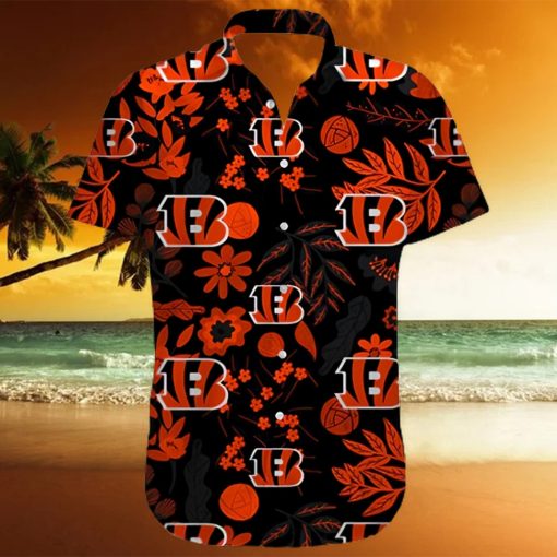 Cincinnati Bengals Football Aloha Hawaiian Shirt