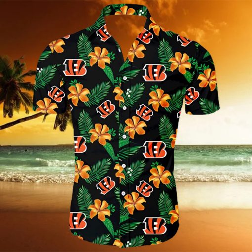 Cincinnati Bengals Hawaiian Shirt Tropical Flower Summer 2022