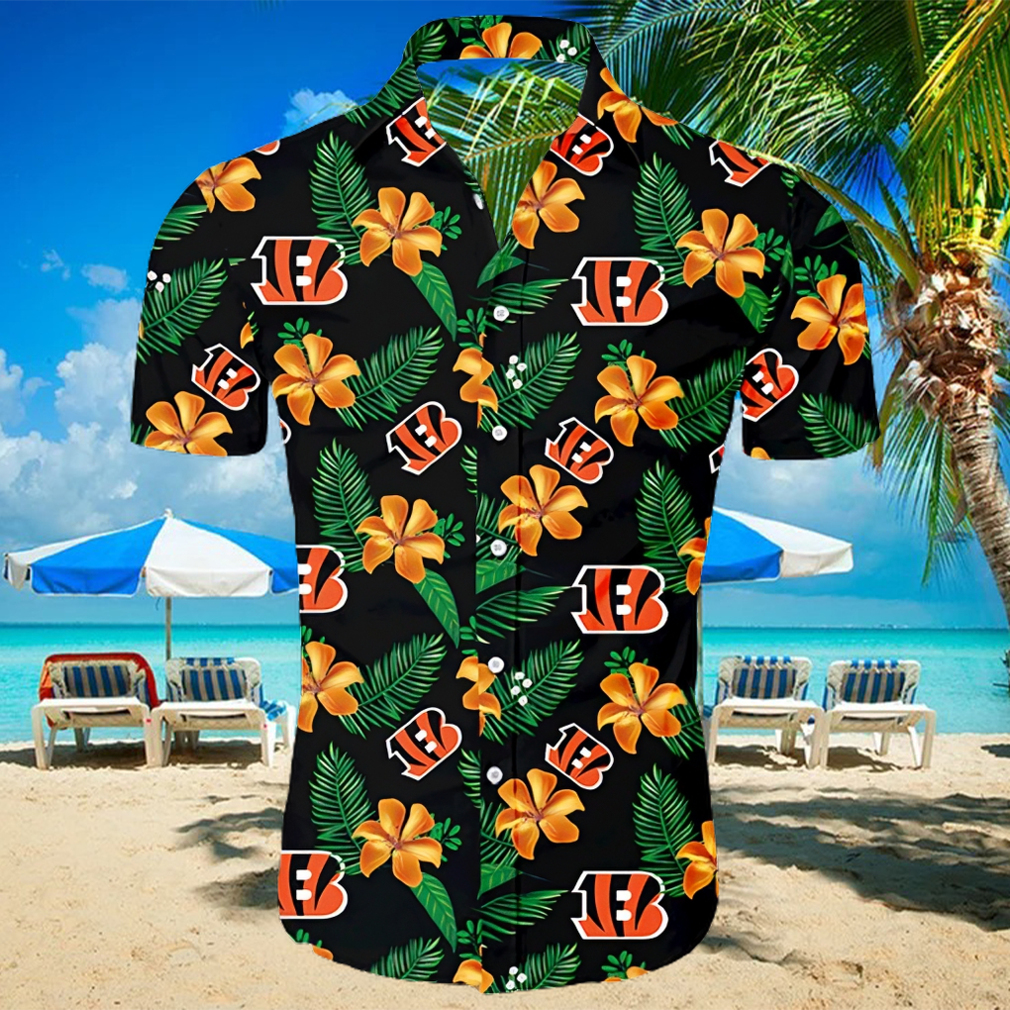 Cincinnati Bengals Hawaiian Shirt Tropical Flower Summer 2022 - Gearbloom