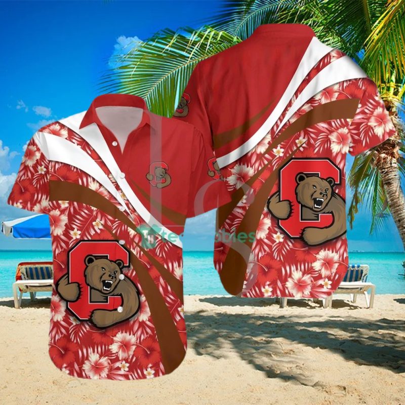 Cornell Big Red NCAA Hibiscus Tropical Flower Hawaiian Shirt
