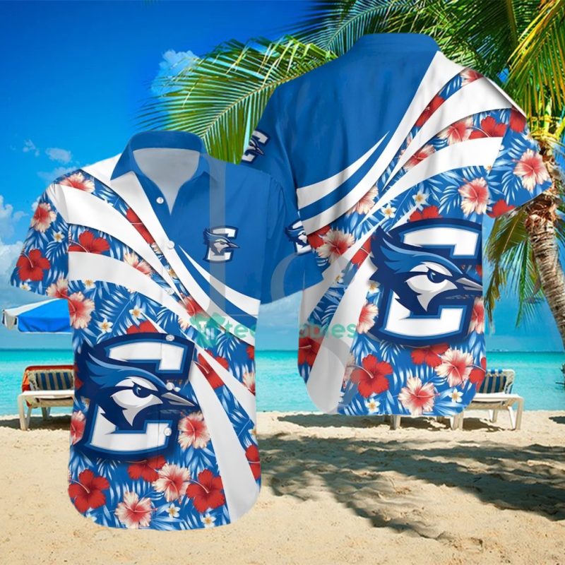 Creighton Bluejays NCAA Hibiscus Tropical Flower Hawaiian Shirt