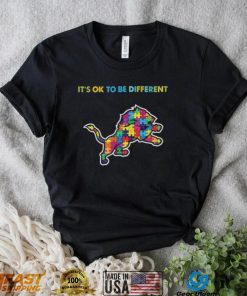 Detroit Lions Autism It’s Ok To Be Different shirt