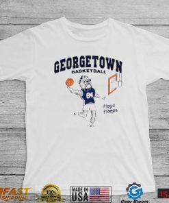 Dunking Bulldog Georgetown basketball shirt