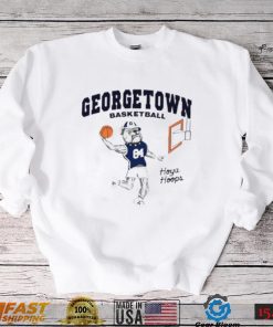 Dunking Bulldog Georgetown basketball shirt