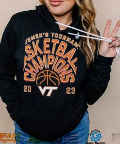 Fanatics Branded Black Virginia Tech Hokies 2023 ACC Women's Basketball Conference Tournament Champions T Shirt