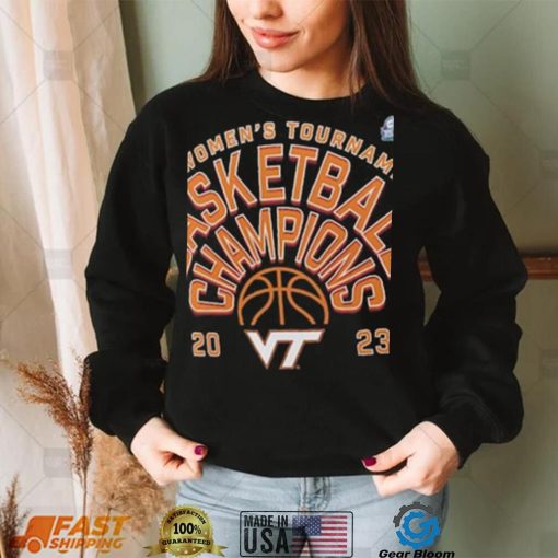 Fanatics Branded Black Virginia Tech Hokies 2023 ACC Women’s Basketball Conference Tournament Champions T Shirt
