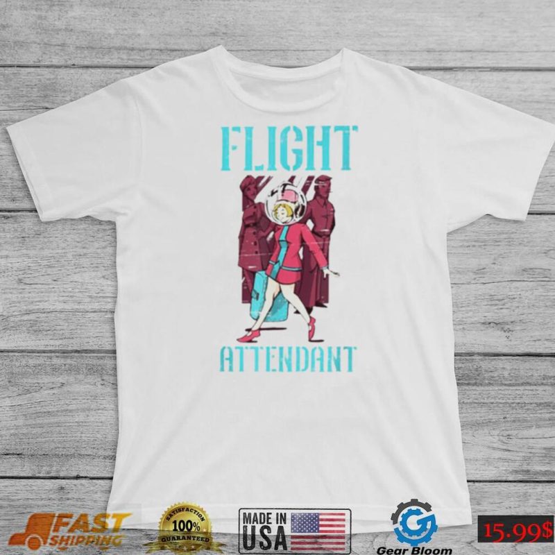 Flight attendant airlines airplane stewardess shirt