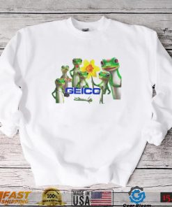 Geico insurance gecko lizard shirt