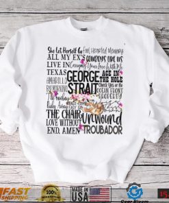 George Strait Word Art DTF Heat Transfer shirt