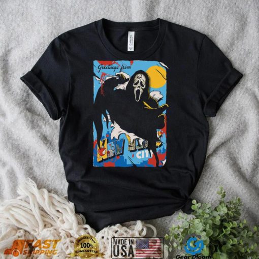 Ghost Face Greetings From Nyc   T Shirt