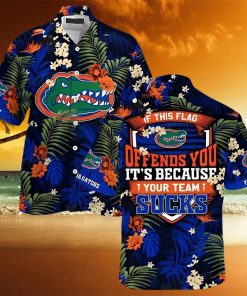 Hawaiian Shirt If This Flag Offends You Your Team Sucks Gators Gift