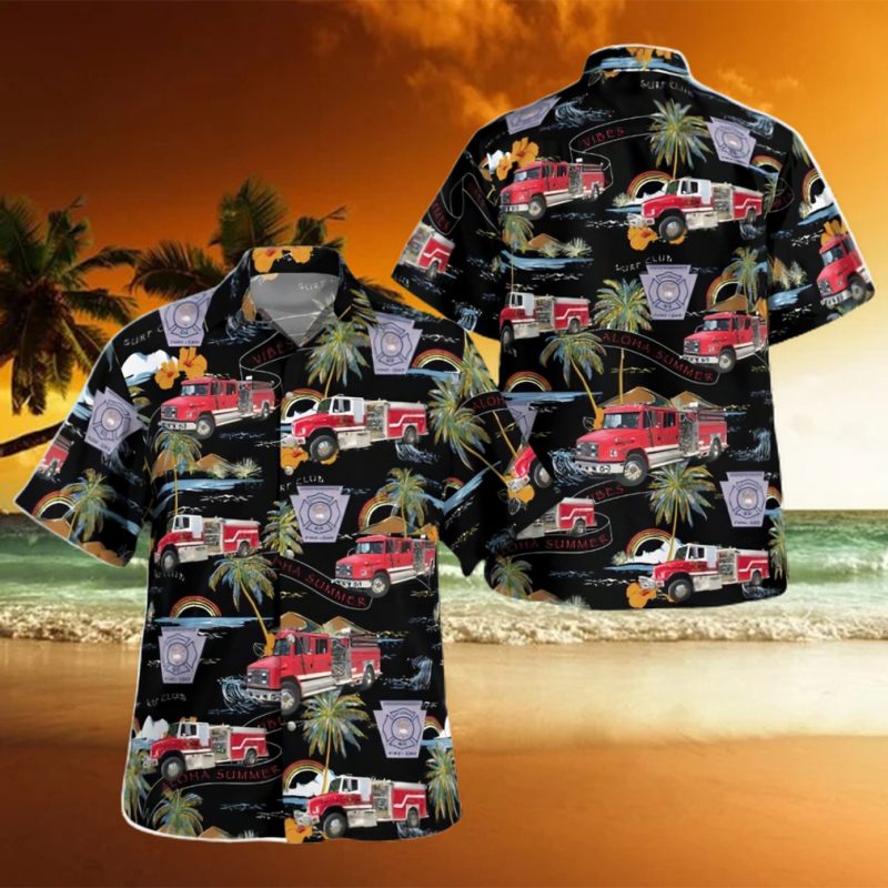 Independence Fire Co Aloha Summer Gift Hawaiian Shirt